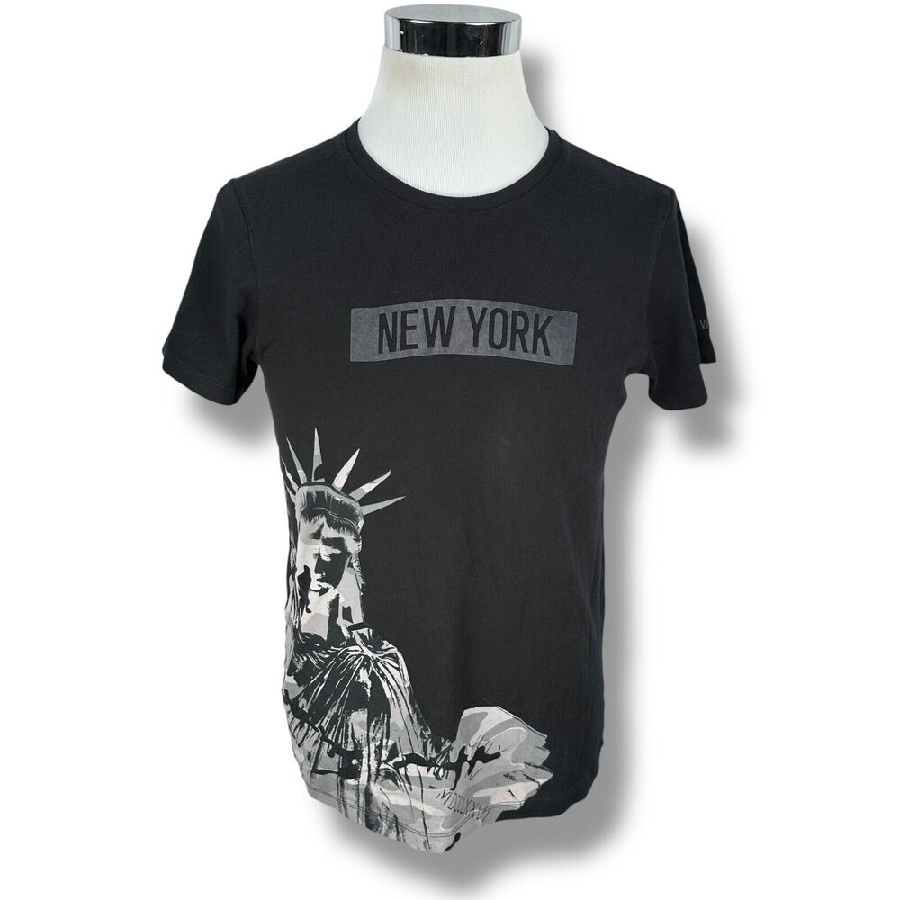 Uniqlo SPRZ NY Andy Warhol T-Shirt Mens Medium Statue Of Liberty New York Black